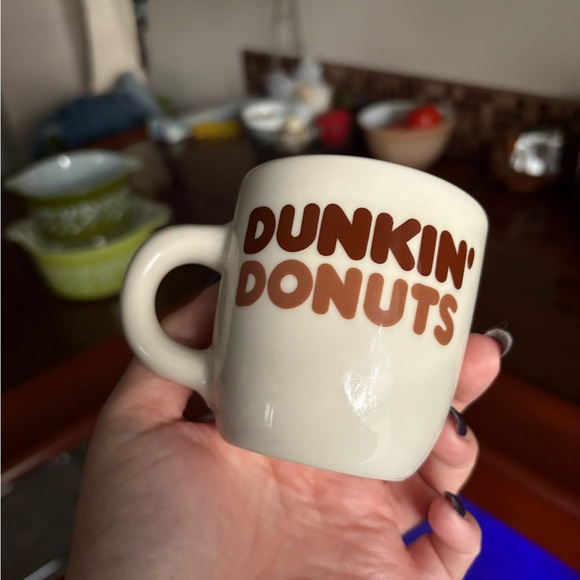 Vintage Dunkin Donuts REGO E997-41 Stoneware Coffee Cup Mug 80's Diner Style - Picture 2 of 4